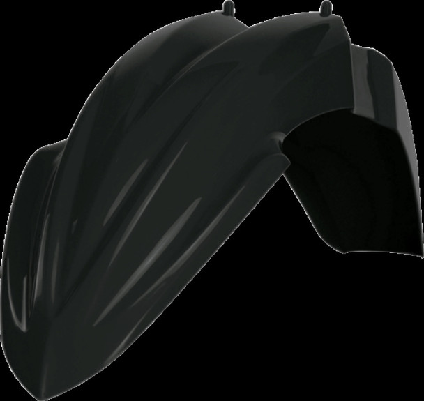 Acerbis Front Fender Black - Fits: FOR KAWASAKI KX85 2014-2018