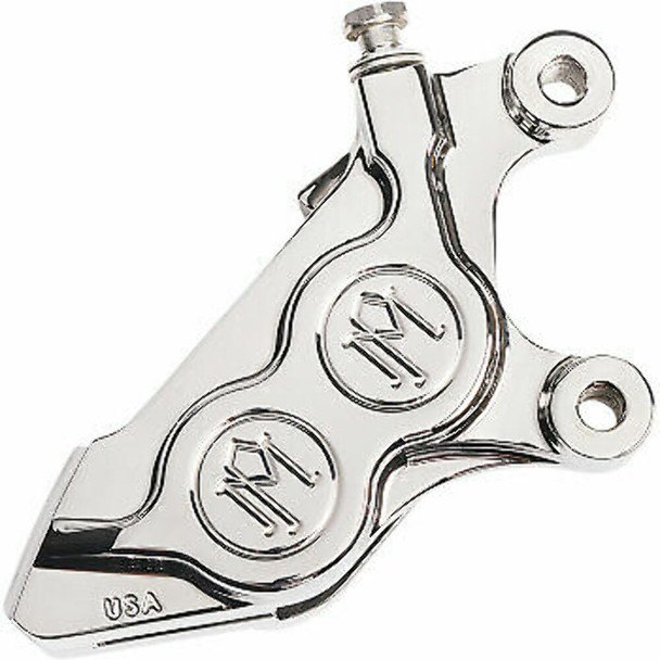 Performance Machine 0052-2424-CH 4-Piston Caliper - Chrome - Right Front