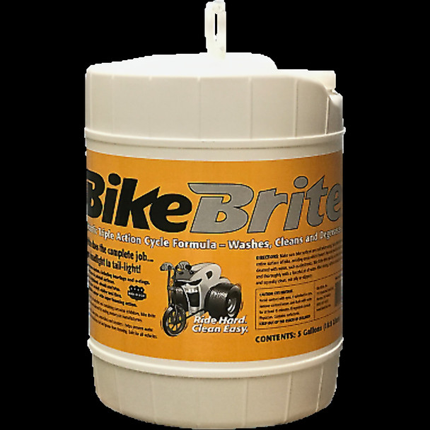Bike Brite Motorcycle Spray Wash Cleaner/Degreaser | 5 Gallon | MC445G