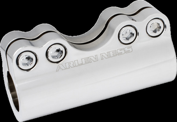 Arlen Ness Modular Billet Handlebar Clamp Chrome 1-1/4" 08-053