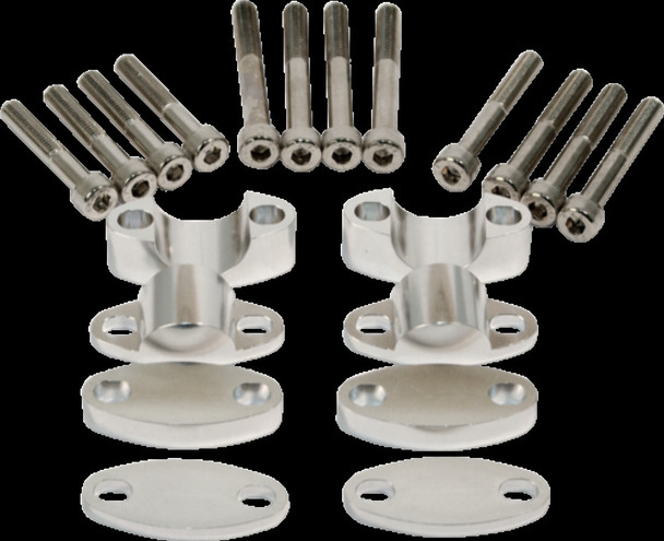 EMGO 23-09380 RISER KIT H/BAR 1 1/8ALUM