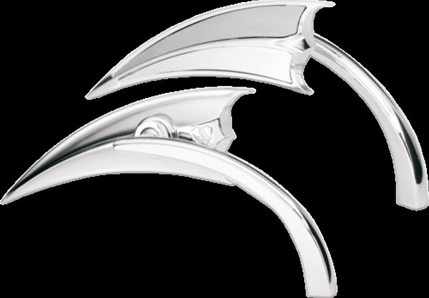 Arlen Ness 13-060 Ness Scoop Triangle Micro Mirror LEFT SIDE