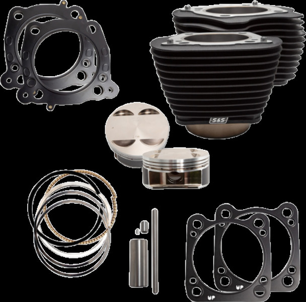 S&S CYCLE 910-0681 CYLINDER KT 124"M8 BLK