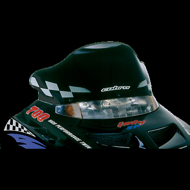 POWERMADD/COBRA 11220 WINDSHIELD 10" BLK POL