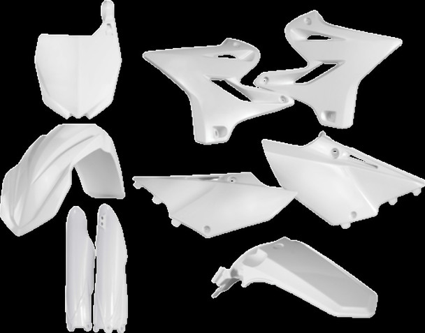 Acerbis Full Plastic Kit White - Fits: Yamaha YZ250X 2016-2018
