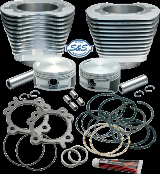 S&S CYCLE 910-0199 CYLINDER/PSTN KT 106"SLVR
