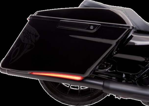 Ciro Machete Extended Saddlebag LED Lights for 15-21 Harley Touring FLHXSE