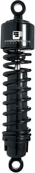 Progressive 412 Black 12" Heavy Duty Rear Shocks for 80-05 Harley Touring XLH