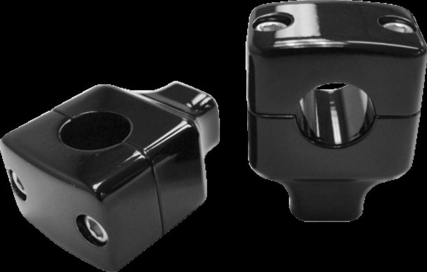 LA CHOPPERS LA-7407-01B RISERS 1"SQUARE 1.5" BLK