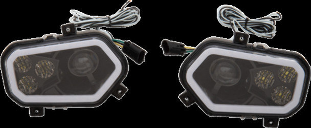 MOOSE UTILITY DIVISION 2001-2226 LED HEADLIGHT RZR800/9 BK