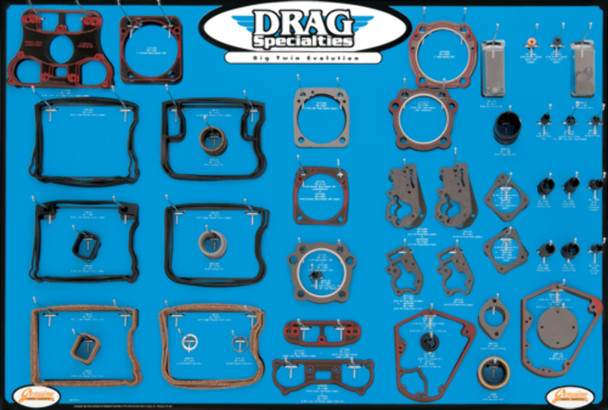 DRAG SPECIALTIES 0934-0274 GASKET BOARD84-99BIG TWIN