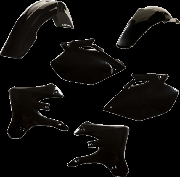 Acerbis Black Standard Replacement Plastics Kit 03-05 FOR YAMAHA YZ 450 F YZ