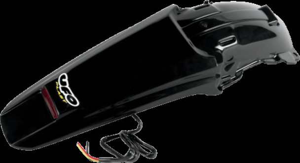 UFO Black Enduro Rear Fender w/ Light for 05-16 FOR HONDA CRF450X