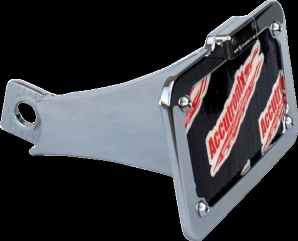 Accutronix Chrome Side Mount License Plate Kit LPF092HV-C