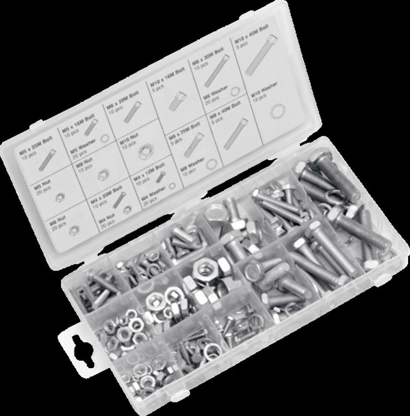 PERFORMANCE TOOL W5334 METRIC NUT/BOLT ASST 240
