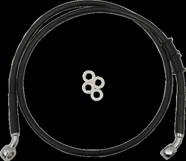 DRAG SPECIALTIES 1741-5399 FRT BRAKE LINE XL BK