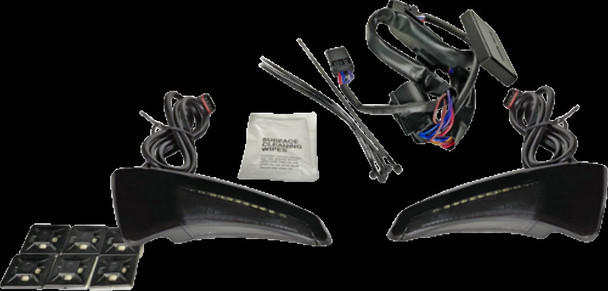 CUSTOM DYNAMICS CD-TPBR-14-SB LIGHT B-REST FLH BLK/SMK