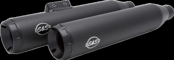 S&S CYCLE 550-0737 MUFFLER BLK GN RACE M8ST