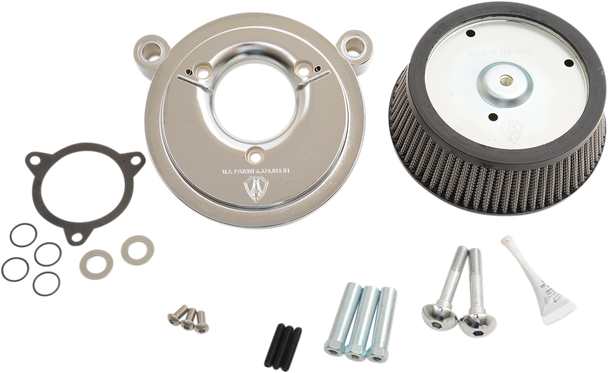 Arlen Ness #50-514 Stage 1 Big Sucker Air Cleaner Filter - Chrome