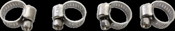 MOOSE RACING HARD-PARTS 2402-0168 CLAMP HOSE SS 8-22MM 4PK