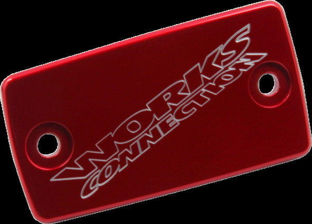 WORKS CONNECTION 21-067 BRAKE COVER RED 21-067