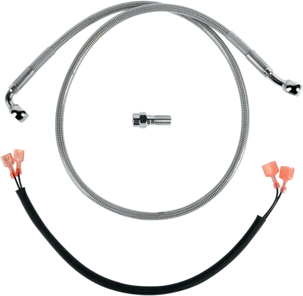 DRAG SPECIALTIES 1204-2745 RR BRAKE LINE 89-99 FXST