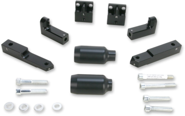 POWERSTANDS RACING 04-00920-02 FRAME SLIDERS KAW BK