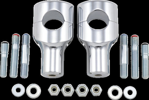 DRAG SPECIALTIES 0602-0467 RISERS BIG BUF 3" CHR