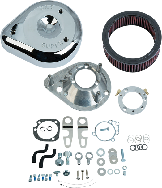 S&S Cycle 170-0306E Teardrop Air Cleaner - Chrome - XL Sportster