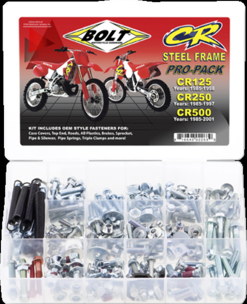 BOLT CRPP-SF Fastener & Bolt Complete Pro Kit FOR HONDA CR125 CR250 CR500 85-05