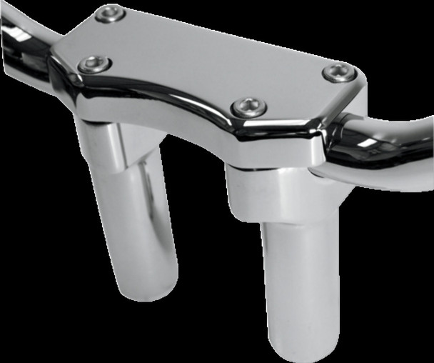 DRAG SPECIALTIES 0602-0588 RISER BUFF W/CLAMP 4" CHR