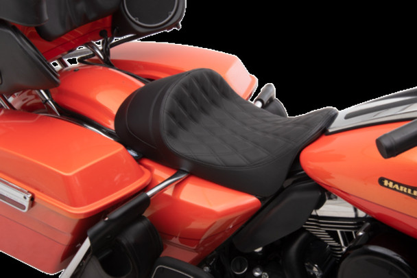 DRAG SPECIALTIES SEATS 0801-1252 SEAT SOLO FRWDLOW DIAMBLK