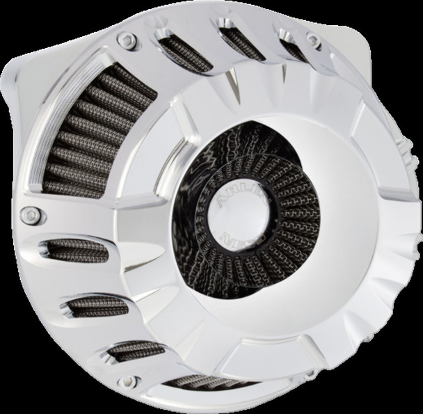 Arlen Ness Chrome Inverted Air Cleaner Filter 08-17 Harley Touring Softail FXSB