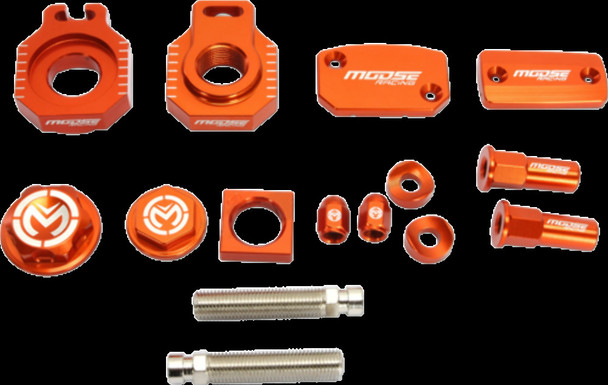 Moose Bling Pack Billet Aluminum Orange FOR KTM 125SX 200EXC 200SX 200XC 250EXC