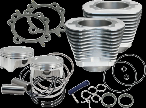 S&S CYCLE 910-0480 CYLINDER KIT 107"TC SLVR