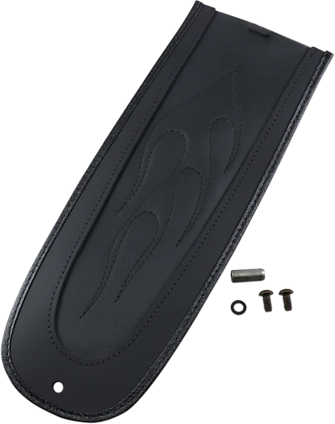DRAG SPECIALTIES 1405-0152 FENDER SKIN FLAME STITCH FITS FXST 84-99