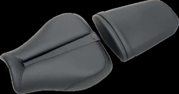 Saddlemen Track One Piece Solo Seat Blk/Carbon Fiber for Suz GSX-R600/750 08-09
