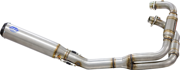 S&S Cycle 550-1029A Qualifier 2:1 50 State Exhaust System - Stainless Steel