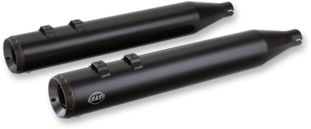 S&S CYCLE 550-0694 MUFFLERS GN BLK FLT 17-