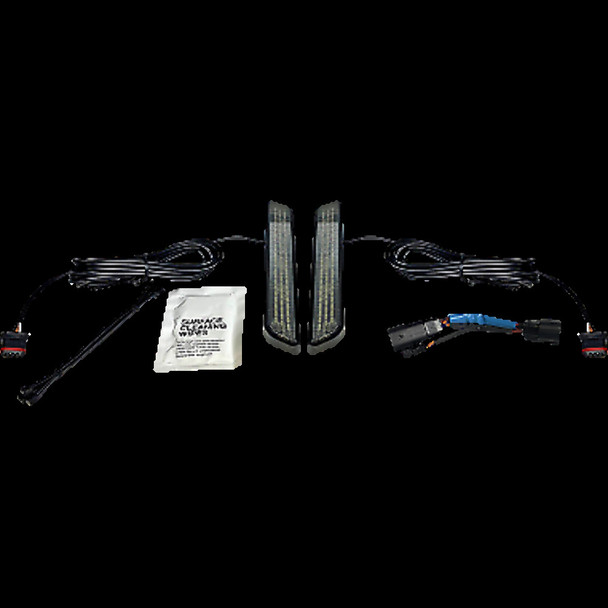 CUSTOM DYNAMICS CD-FORK-SS8-SB LIGHT LED FORK SMK BLK