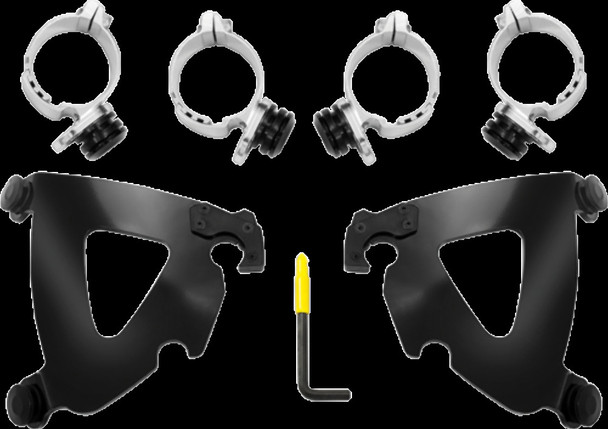 Memphis Shades MEB2035 Mount Kit Road Warrior FXLR Black