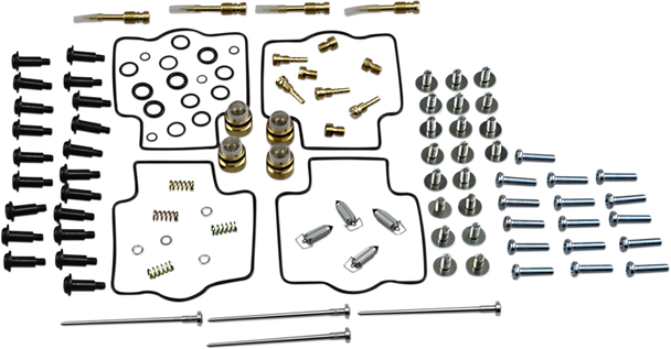 Parts Unlimited Carburetor Rebuild Kit fits 93-02 Kawasaki ZX600E Ninja ZX-6