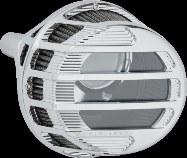 Arlen Ness Chrome Side Kick Air filter Cleaner Kit 08-17 Harley Touring Softail