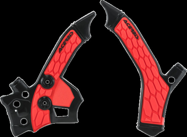 Acerbis Black/Red X-Grip Frame Guards 13-19 FOR HONDA CRF250L
