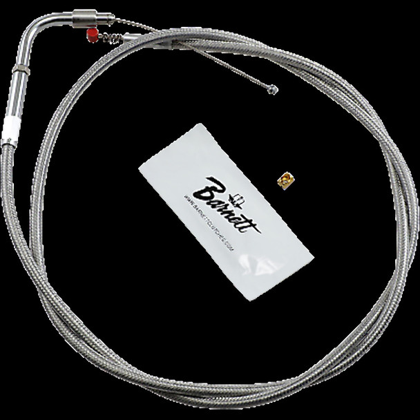Barnett 102-30-40016-06 Stainless Steel Idle Cable  +6"" 02-07 FLHR