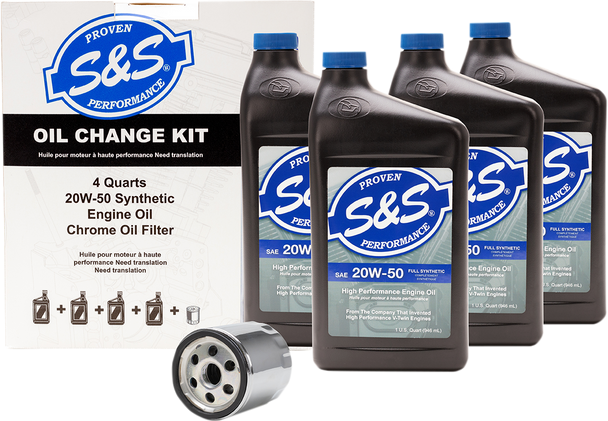 S&S CYCLE 153969 KIT S&S OIL CHANGE FOR 99-17 HARLEY TWIN CAM