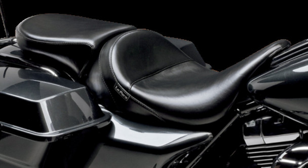 Le Pera LK-017P Aviator Pillion Pad (10.75in.) Black 08-16 Harley FLHX2
