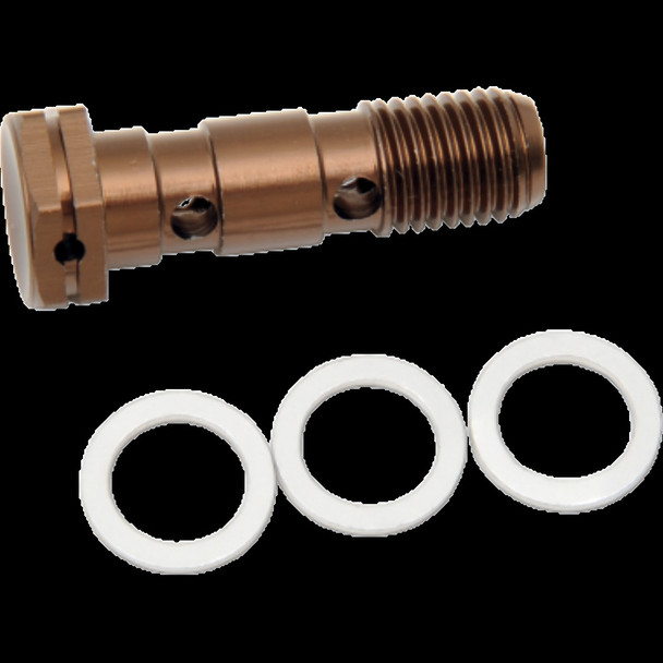 SHINDY 17-623 ALUM BANJO BOLT HON DBL