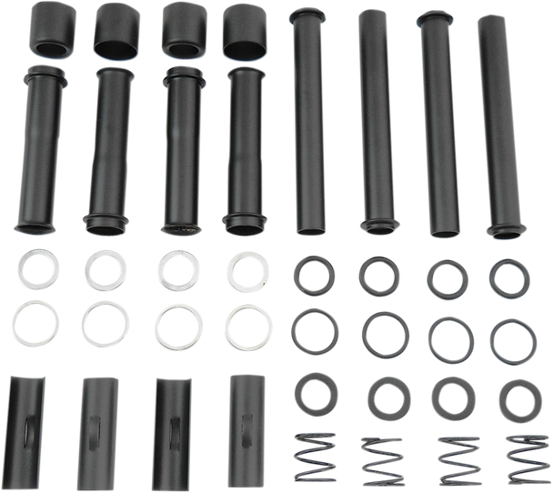 DRAG SPECIALTIES 0928-0042 TUBES PR CVR BLK 04-19XL