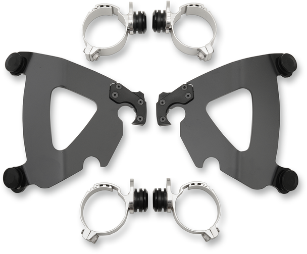 Memphis Shades MEB2029 Mount Kit Road Warrior 06+ FXDWG Black